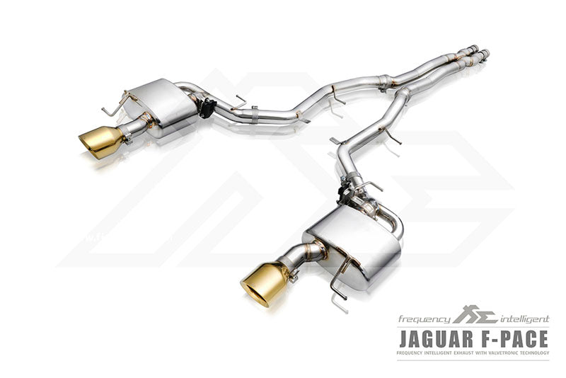 FI Exhaust Valvetronic Muffler Kit w/ Standard Remote Jaguar F-Type V6 3.0 Supercharged 2014+