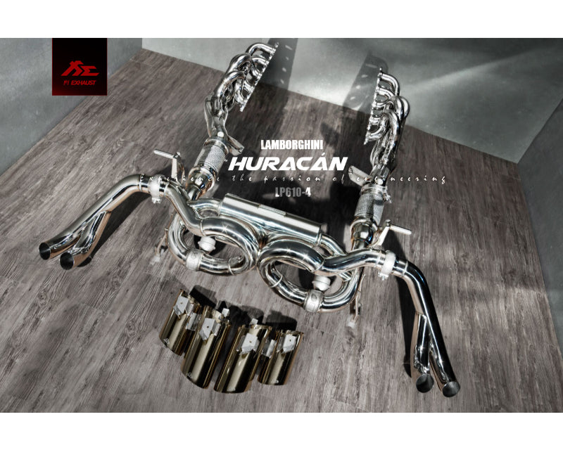 FI Exhaust Long Tube Race Header Lamborghini Huracan LP610-4 2014+