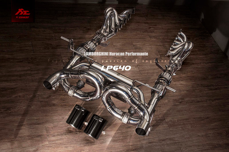 FI Exhaust Titanium Long Tube Race Header (SS) Lamborghini Huracan Performante LP640-4 17-20