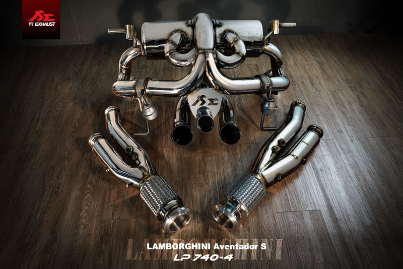 FI Exhaust Ultra High Flow Pipe Lamborghini Aventador S LP740-4 17-20