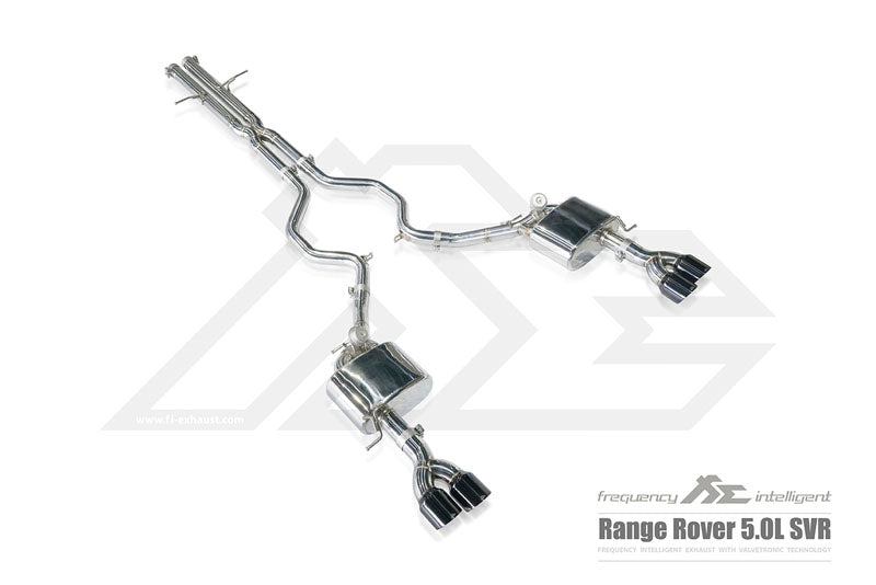 FI Exhaust Mid Pipe and Valvetronic Muffler with Dual Tips Range Rover SV Autobiography 17-20