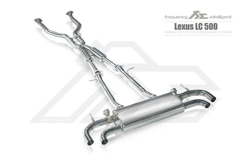 FI Exhaust Valvetronic Muffler Kit w/ Standard Remote Lexus LC500 2017-2021