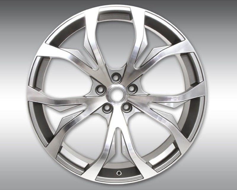 Novitec NM1 Front 22x9 Titanium Colored | Polished Surface Wheel Maserati Ghibli 13-17