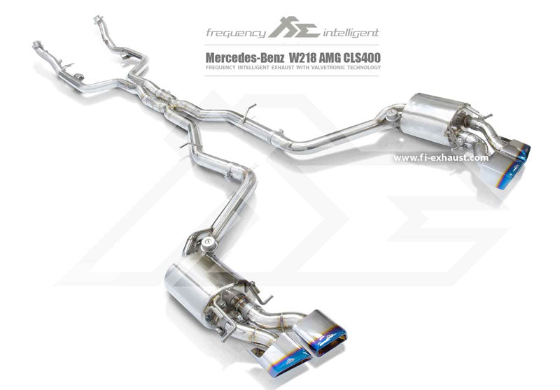 FI Exhaust Valvetronic Muffler Kit w/ Standard Remote Mercedes-Benz W218 CLS400 2014-2018