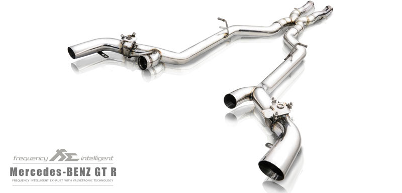 FI Exhaust Mid- X Pipe Valvetronic Muffler Mercedes-Benz AMG GTR 2016+