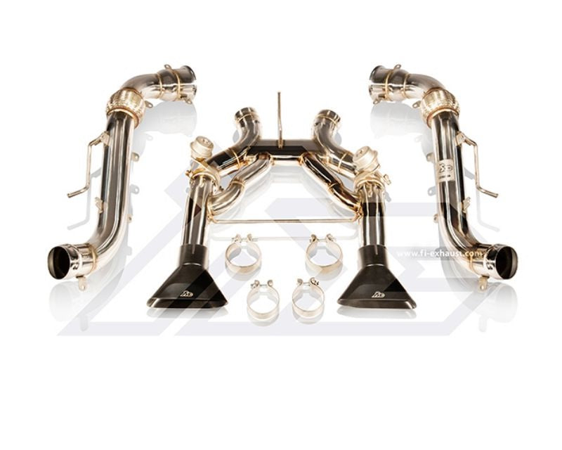 FI Exhaust Valvetronic Muffler Kit w/ Standard Remote McLaren MP4-12c Zacoe Version 2011-2014
