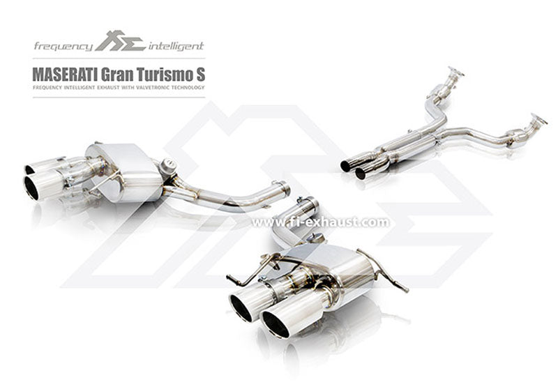 FI Exhaust Valvetronic Muffler Kit w/ Standard Remote Maserati Gran Turismo S 4.7L 2008-2014