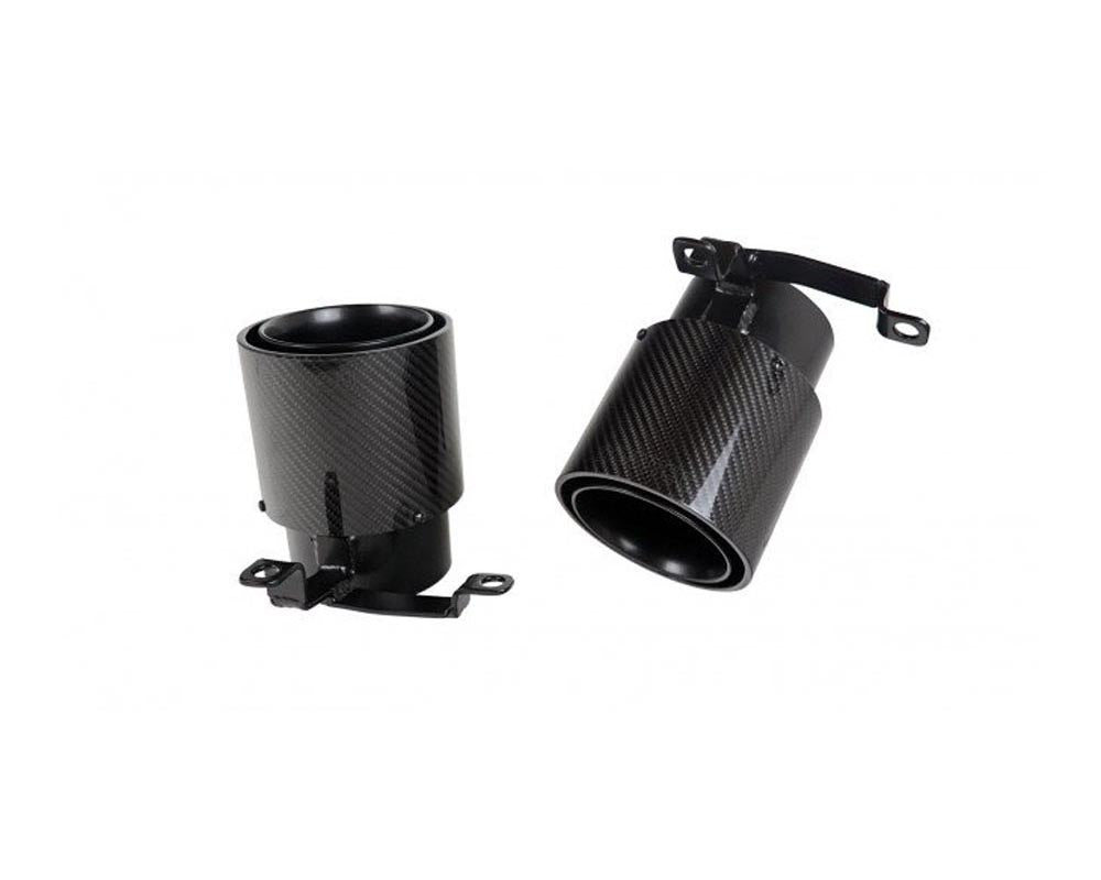 Novitec Carbon-Stainless Steel Tailpipes Carbon Glossy Ferrari F8 Tributo | Spider 2020+