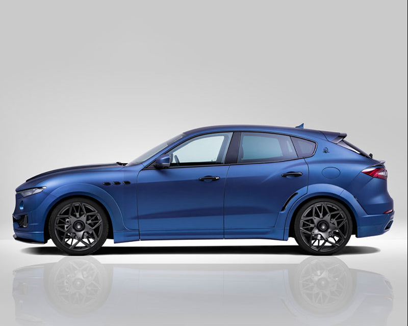Novitec Esteso Wheels 22x12 Rear Matte Black Maserati Levante Diesel 2017+