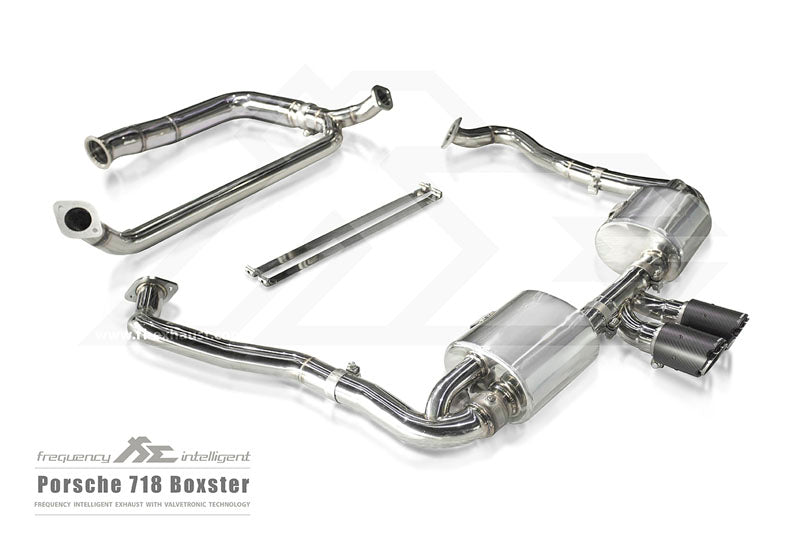 FI Exhaust Valvetronic Muffler Kit w/ Standard Remote Porsche 718 Boxster|Cayman 2016+