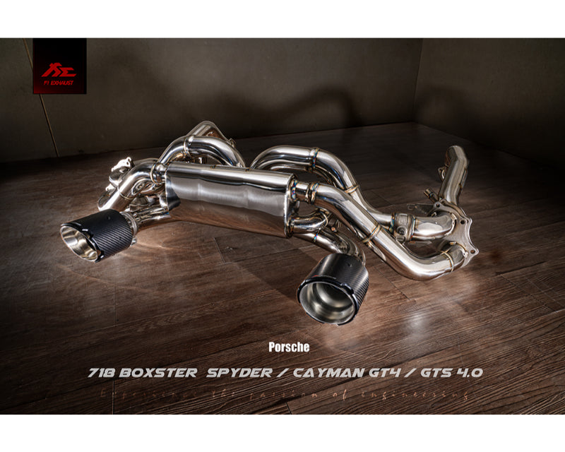 FI Exhaust Ultra High Flow Downpipe Porsche 718 Boxter/Cayman GT4 2020+