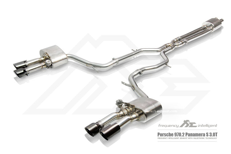 FI Exhaust Valvetronic Muffler Kit w/ Standard Remote Porsche 970.2 Panamera S 3.0T 2014-2016