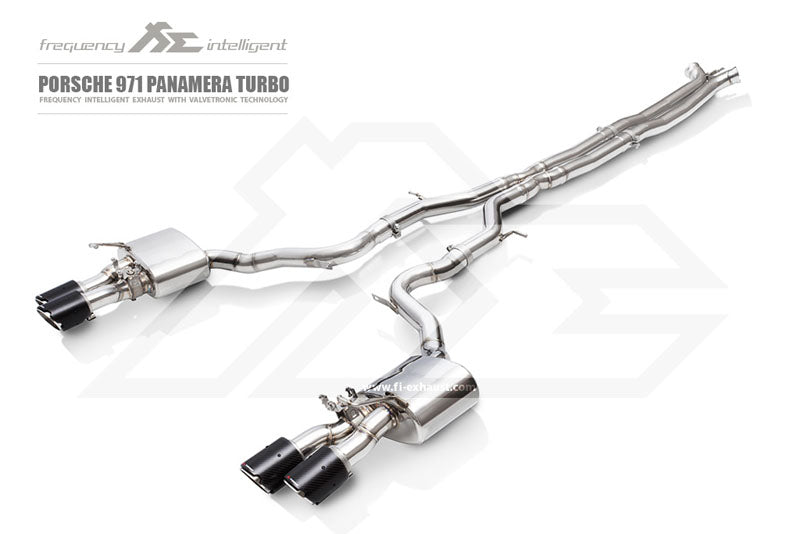 FI Exhaust Valvetronic Muffler Kit Porsche 971 Panamera Turbo 150mm Longer 2017+