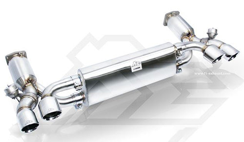 FI Exhaust Valvetronic Muffler Kit w/ Standard Remote Porsche 997.2 Turbo 2010-2013