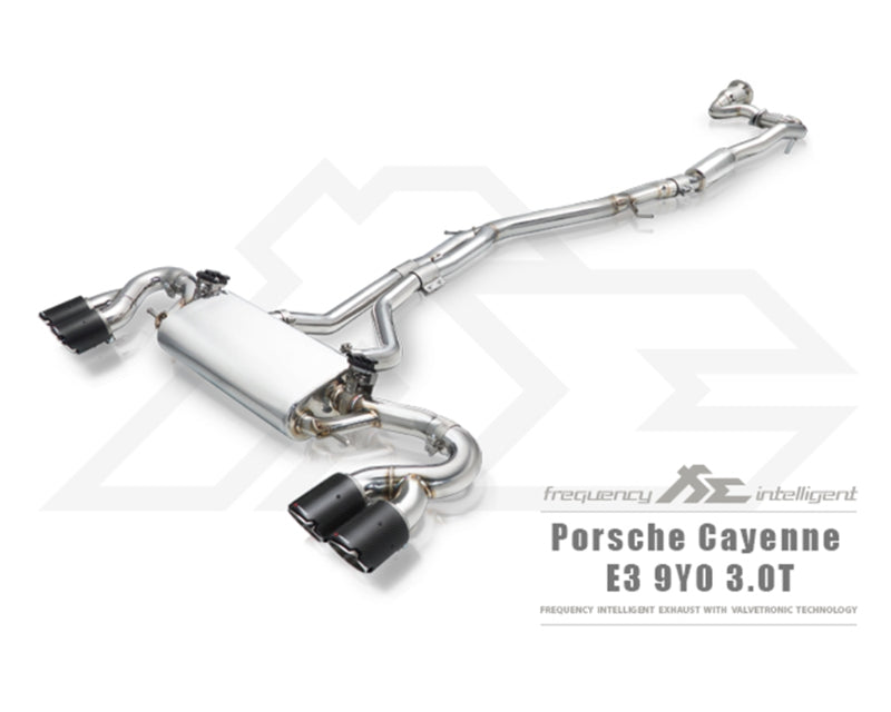 FI Exhaust Valvetronic Muffler Kit w/ OBD2/Mobile APP Remote Porsche Cayenne 3.0T 2018-2019