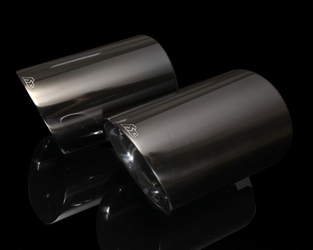 FI Exhaust Diamond Black Tips BMW M550i G30|N63 2017+