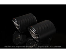 Load image into Gallery viewer, FI Exhaust Carbon Fiber Quad Tips BMW M340i  X3 M40i  X4 M40i  M440i  M550i 2017+