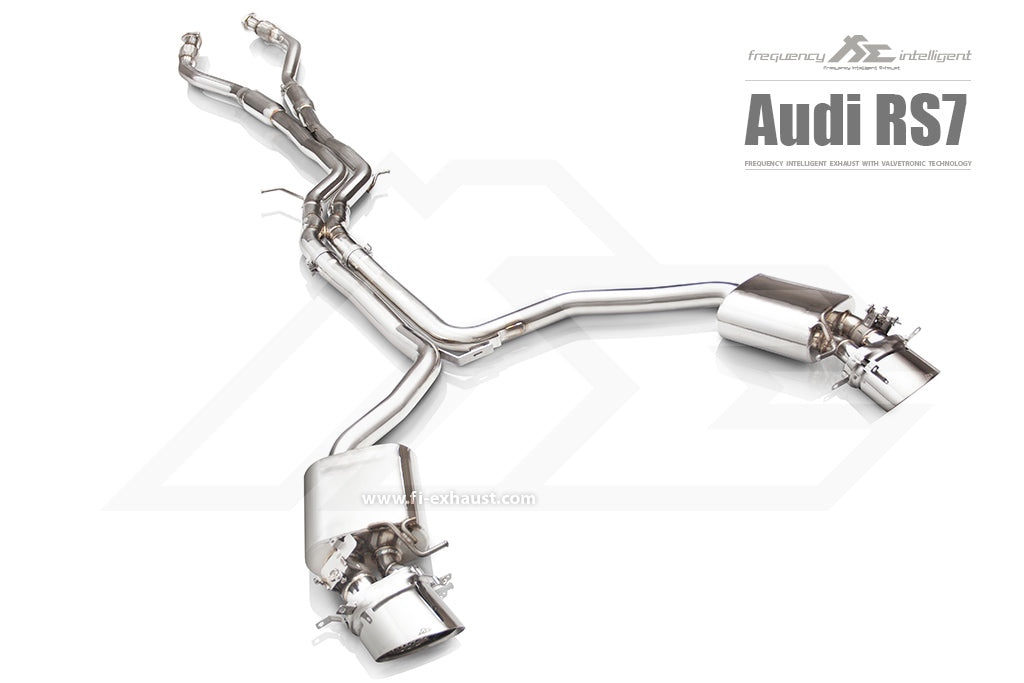 FI Exhaust Valvetronic Muffler Kit Audi RS7 Sportback 2012-2017