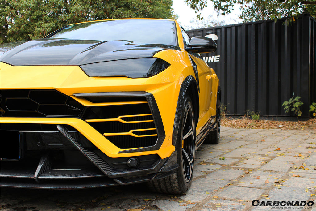 2018-2022 Lamborghini URUS TC Style Dry Carbon Fiber Mirror Housing - Carbonado