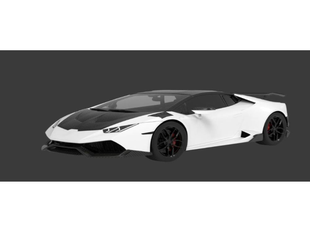 1016 Industries Front Aero Lip Carbon Fiber Lamborghini Huracan LP610 2015-2019