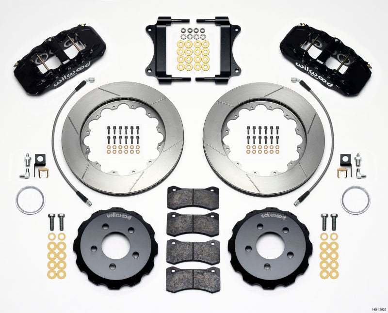 Wilwood AERO6 Front Hat Kit 14.25 2008-2009 Pontiac G8 w/Lines