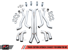 Load image into Gallery viewer, AWE Tuning 18-19 BMW M5 (F90) 4.4T AWD Axle-Back Exhaust - Track Edition (Chrome Silver Tips)