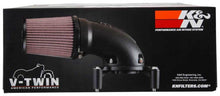 Load image into Gallery viewer, K&amp;N 01-17 Harley-Davidson Softail / Dyna FI Performance Air Intake System Silver