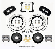 Load image into Gallery viewer, Wilwood AERO6 Front Hat Kit 14.00 Drilled 15-23 Mustang w/Lines