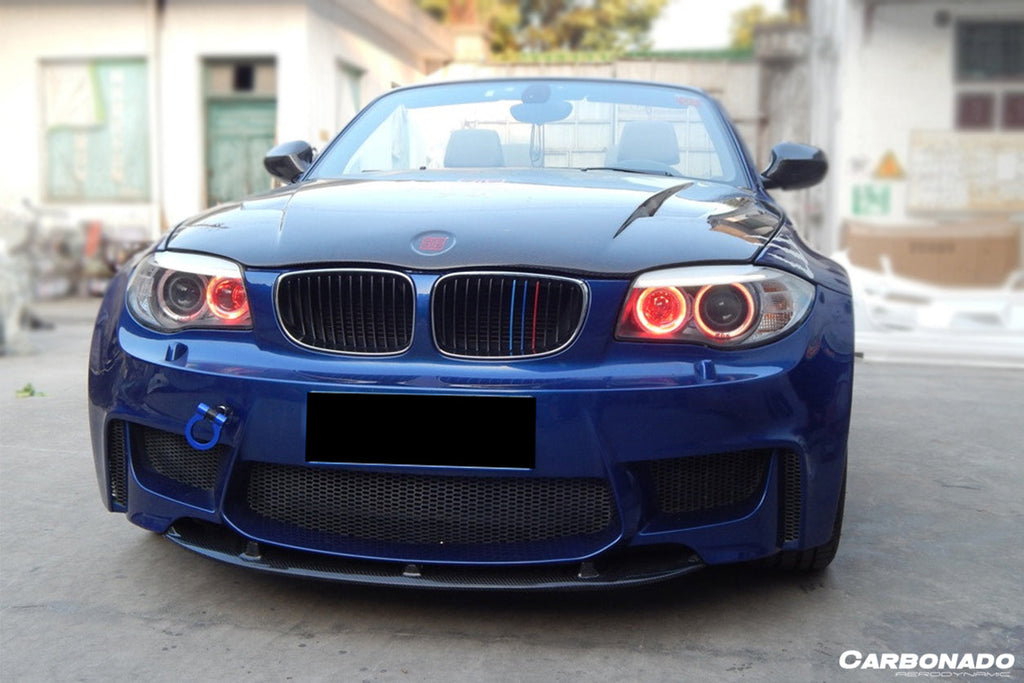 2008-2013 BMW 1 Series E82/E88 1M Style Front Bumper - Carbonado