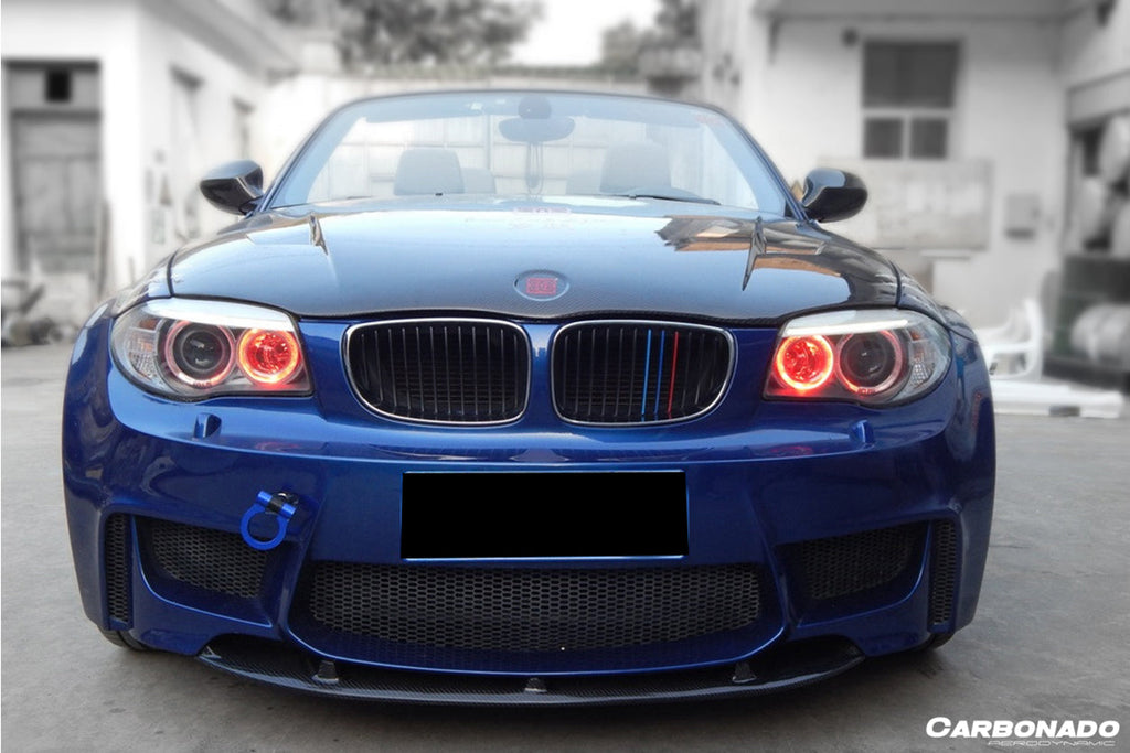 2008-2013 BMW 1 Series E82/E88 1M Style Front Bumper - Carbonado