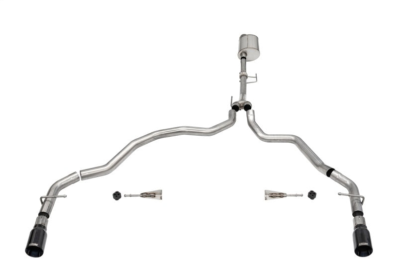 Corsa 2021-2025 Ford F-150 Regular Cab/ 8in Bed 3.5L V6 Sport Cat-Back Dual Rear Exit-