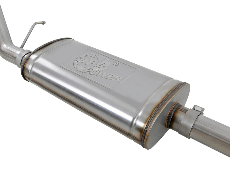 aFe Apollo GT Series 2019 GM Silverado/Sierra 1500 4.3L/5.3L 409 SS CB Exhaust System w/Polished Tip