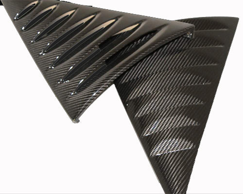 Novitec Carbon Fiber Side Window Air-Intake Louvers Ferrari 458 Special 13-15