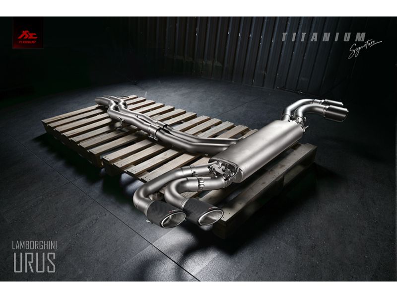 FI Exhaust Titanium Signature Series Valvetronic Muffler Lamborghini Urus 2018+